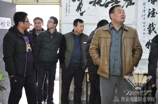 西安海棠职业学院经济与管理学院“第二届书画展”隆重开幕